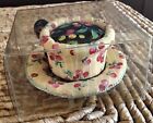 Vintage Collectible Cushions By Dritz - Teacup Cherry