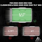 Hard Tri-fold Tonneau Cover For 03-26 Dodge Ram 1500 2500 3500 6 4ft Truck Bed