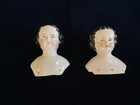Two Antique China Shoulder Heads In Near Mint Condition 