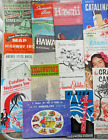 32 Vintage Travel Brochures Lot Usa   Foreign Hawaii California Mexico Canada  