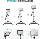 Photography Lighting Studio Lights 2-pack Led Rgb Kit With Adjustable Tripod Sta