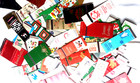 Lot Of 20x Random  Christmas Vintage Match Book Covers Empty Matchcovers