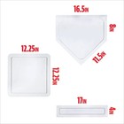 Sports Baseball Base   Plate Set - Throw Down Baseball   Kickball Rubber Bases