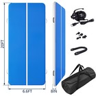 Inflatable Gym Air Track 20ft  6 6ft  8in Thick Gym Mat With Electric Pump