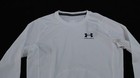 Under Armour Mens Heatgear Long Sleeve Compression Shirt  Ar8 White black Medium
