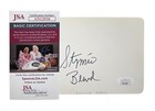 Stymie Beard Autographed Signed 4x6 Album Page Our Gang Jsa Certified Authentic