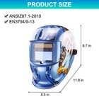 Solar Auto Darkening Welding Helmet Arc Tig Mig Mask Grinding Welder Hood