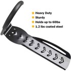 1 2pack Bike Rack Wall Mount Hook Hanger Hanging For Garage Bicycle Heavy Duty