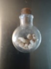 1930 s Antique Quack Embossed  Medicine apothecary Bottle Smith s Bile Beans