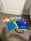 Leappad Learning System Bundle Model 57-000-01   5 Cartridges 5 Books Backpack