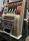Vintage Nevada Metal Slot Machine Bank Toy Las Vegas Gambling Mini