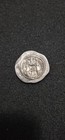 Hammered Silver Medieval-style Coin W  Arabic Calligraphy  2-sided