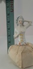 Antique German Half Doll Pin Cushion W  Base  8030 