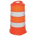 Zoro Select 03-780-6eg Traffic Barrel  Hdpe  Engineer  41 1 2 In Height  18 