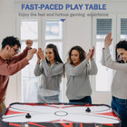 Air Hockey Table  Indoor Hockey Arcade Game Table W 2 Pucks  2 Pushers  Led Scor