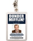 The Office Toby Flenderson Dunder Mifflin Id Badge Cosplay Costume Name Tag To-8