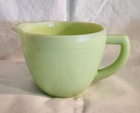 Vintage Jadeite 2 Cup Measuring Cup With Sunflower Bottom