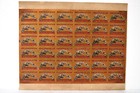 Vintage Matchbox Label Sheet Lion Fight By Osmania Match Mfg co  Hyderabad Rare