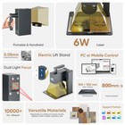 Monport 6w Handheld Diode Laser Engraver