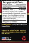 Antioxidant Supplement - Resveratrol 1200mg - Trans Resveratrol Powder 3 Bottles