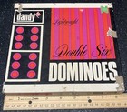 Vintage  Used Dandy Double Six Lightweight Domino Set By Crisloid