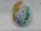 Ancient Chinese Ming-qing Dynasty Jade Dragon Amulet 1600-1800 Ad