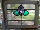 Older English Rose Leaded Stained-glass Windows 18 1 8  X 14 5 8  0 S h Added