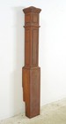 Antique 55 In  Wooden Staircase Newel Post