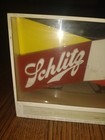 Schlitz Beer Sign Vintage Motion Clock 1955 Tested Works Back Bar Counter 