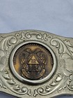 Masonic 32nd Degree Scottish Rite Indianapolis  spes Mea In Deo Est  Belt Buckle
