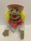 Melissa   Doug Vintage Hand Puppets Firefighter Chief   Sally Sidesaddle Preownd