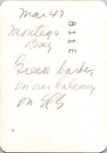 1947 Montego Bay Jamaica Vintage Photo Barber Haircut On Balcony Snapshot