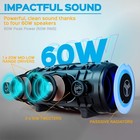 Treblab Hd-max Loud Bluetooth Speaker 60w Deep Bass  Ipx6  20h  Powerbank  Tws
