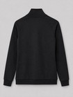 Adidas Originals Womens L Black 3 Stripe Trefoil Quarter Zip Pullover Jacket