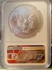 2017 W American Silver Eagle Ngc Ms70  1 Us Coin Struck At West Point Mint