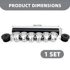 2set Auto Fuel Filter 8   1 2 X 28 With 6 Aluminum Caps Solvent Trapkit Us Stock