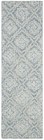Abstract Collection Runner Rug - 2 3  X 12   Blue   Grey  Handmade Wool  Idea   