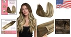 Remy 18  Balayage Hair Extensions  20pcs Easy Apply   Natural Blend