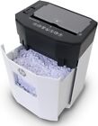 Hp Paper Shredder Micro Cut  80-sheet Auto Feed  3 8 G Basket