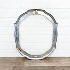 Vintage Brass Gold Plated Rectangle Oval Ornate Picture Frame Heavy Wall Hanging