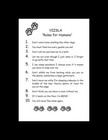 Vizsla  rules For Humans  - Custom Matted - Dog Art Print   Gift