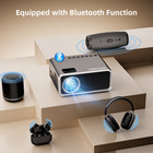Portable 1080p Mini Led Projector Hifi Video Home Theater Cinema Hdmi Usb New
