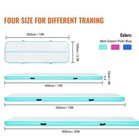 Uimoso Light Green 10ft Air Track Inflatable Training Tumbling Gym Mat With Pump