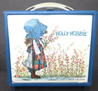 Vintage 1980s Holly Hobbie Plastic Lunchbox   Thermos By Aladdin