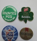 Vintage Beer Button Lot Schlitz Moosehead Pabst Heilemans St Patricks Job Pin
