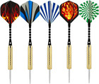 15 Pack Steel Tip Darts 18 Grams With Aluminum Shafts And Standard Flights