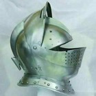 Medieval Knight Combat Close Steel Helmet Armor Medieval Costume Helmet