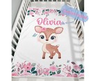Personalized Custom Blanket  Baby Girl Blanket  Name Blanket  Girl Blanket Gift