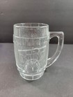 Vintage Dad   s Root Beer Barrel Mug Heavy Embossed Clear Glass Classic Soda Mug