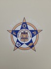 Two  2   -new Jersey  F o p   Police - Vinyl Transfer Decals